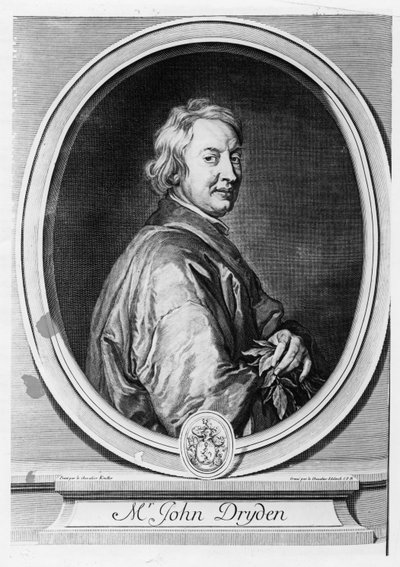 John Dryden Engraved by Gerard Edelinck by Godfrey Kneller